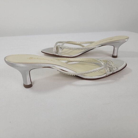 Michaelangelo Michael Angelo Heels shoes Heel MARLY Women's Size 8.5 sequins - Picture 7 of 10